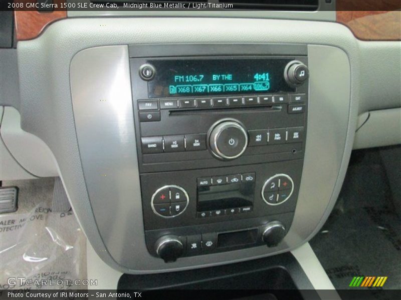 Midnight Blue Metallic / Light Titanium 2008 GMC Sierra 1500 SLE Crew Cab