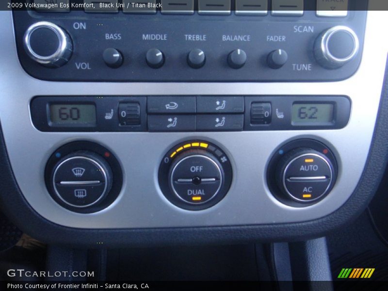 Black Uni / Titan Black 2009 Volkswagen Eos Komfort