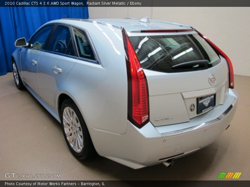 Radiant Silver Metallic / Ebony 2010 Cadillac CTS 4 3.6 AWD Sport Wagon