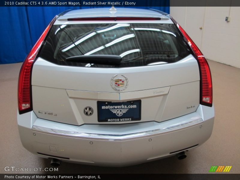 Radiant Silver Metallic / Ebony 2010 Cadillac CTS 4 3.6 AWD Sport Wagon
