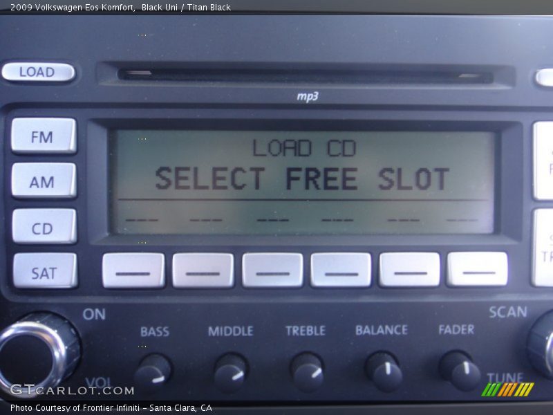 Black Uni / Titan Black 2009 Volkswagen Eos Komfort