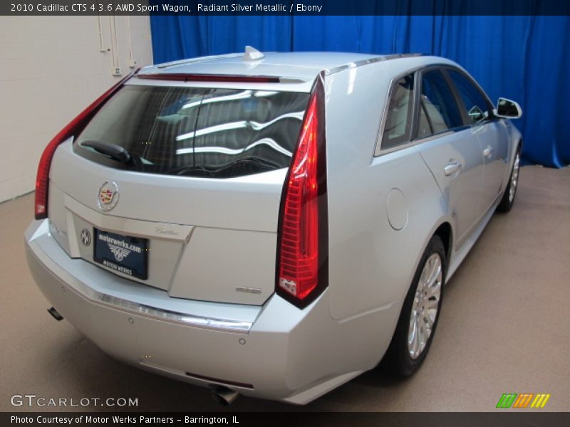 Radiant Silver Metallic / Ebony 2010 Cadillac CTS 4 3.6 AWD Sport Wagon