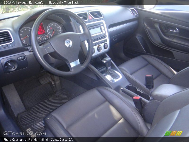 Black Uni / Titan Black 2009 Volkswagen Eos Komfort