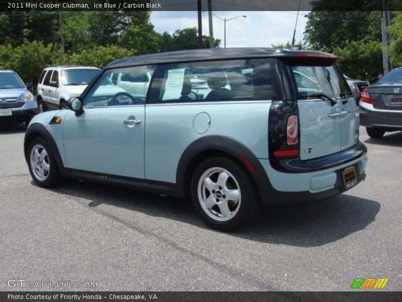 Ice Blue / Carbon Black 2011 Mini Cooper Clubman