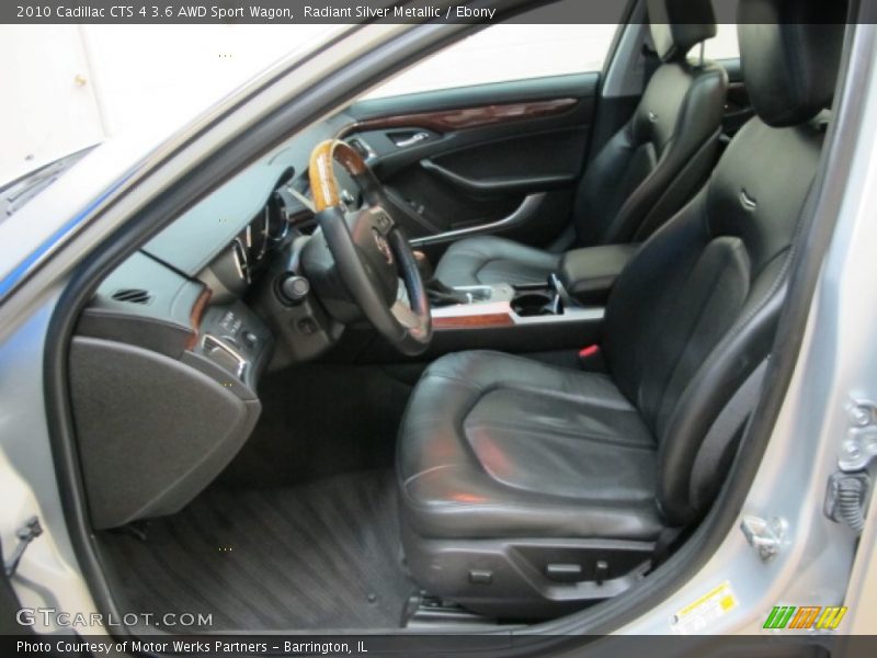 Front Seat of 2010 CTS 4 3.6 AWD Sport Wagon
