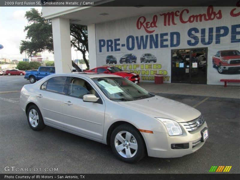 Smokestone Metallic / Camel 2009 Ford Fusion SE