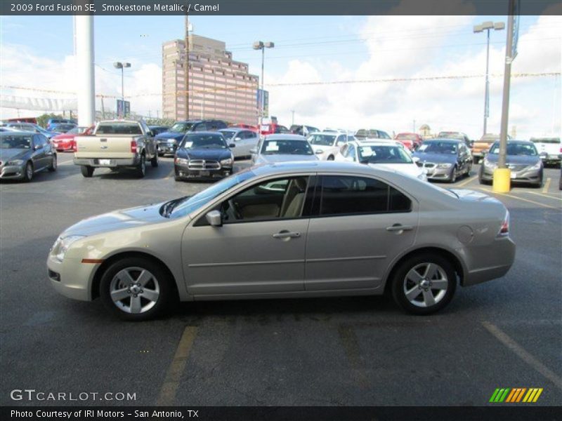 Smokestone Metallic / Camel 2009 Ford Fusion SE