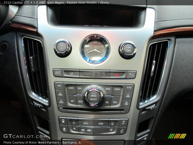 Controls of 2010 CTS 4 3.6 AWD Sport Wagon