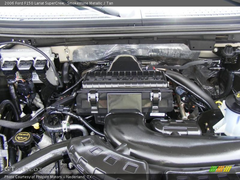 Smokestone Metallic / Tan 2006 Ford F150 Lariat SuperCrew