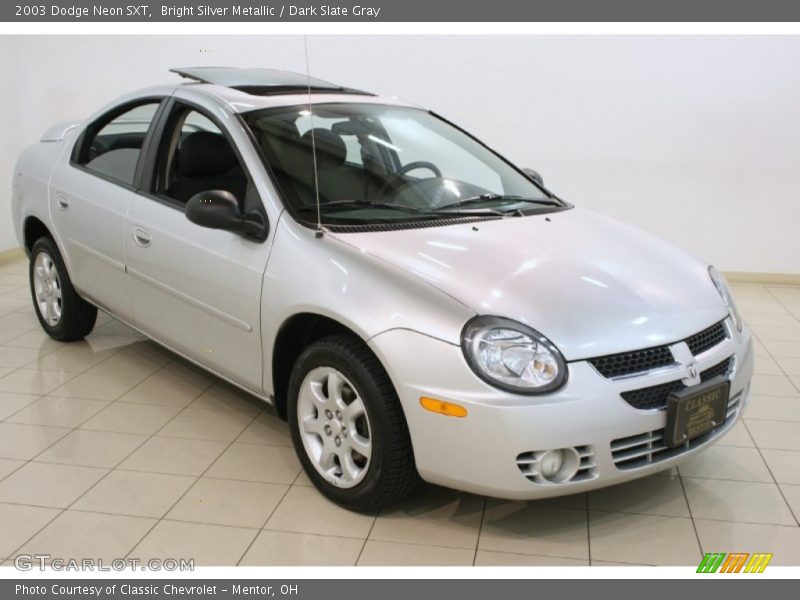 Bright Silver Metallic / Dark Slate Gray 2003 Dodge Neon SXT