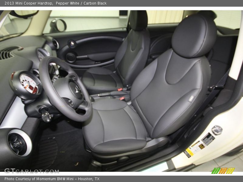 Pepper White / Carbon Black 2013 Mini Cooper Hardtop