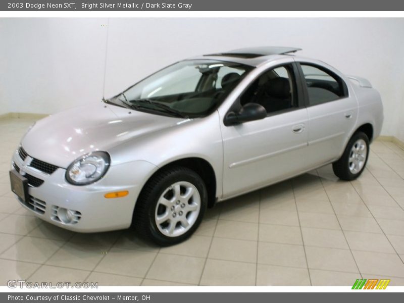 Bright Silver Metallic / Dark Slate Gray 2003 Dodge Neon SXT