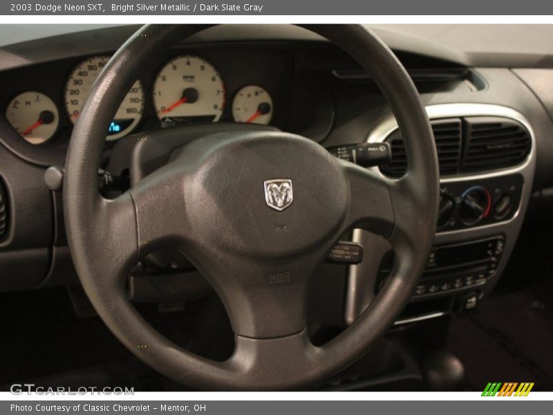 Bright Silver Metallic / Dark Slate Gray 2003 Dodge Neon SXT
