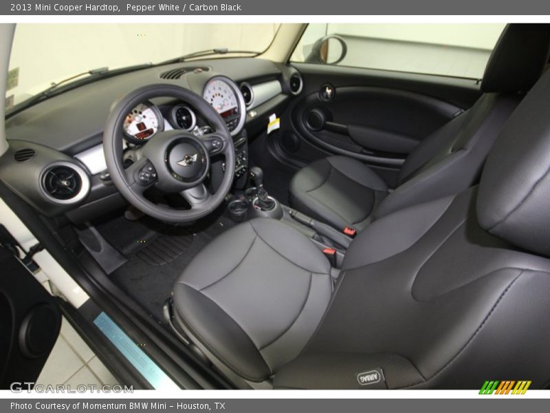 Pepper White / Carbon Black 2013 Mini Cooper Hardtop