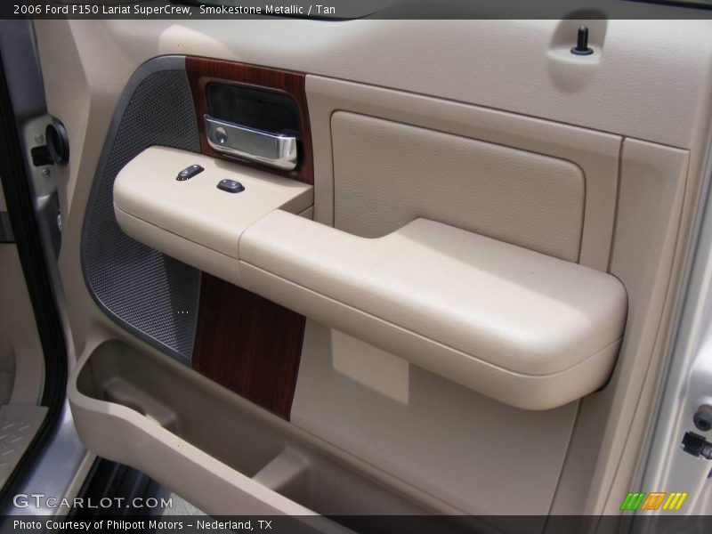Smokestone Metallic / Tan 2006 Ford F150 Lariat SuperCrew