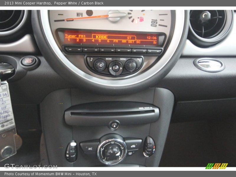 Pepper White / Carbon Black 2013 Mini Cooper Hardtop