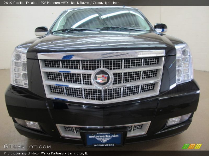 Black Raven / Cocoa/Light Linen 2010 Cadillac Escalade ESV Platinum AWD