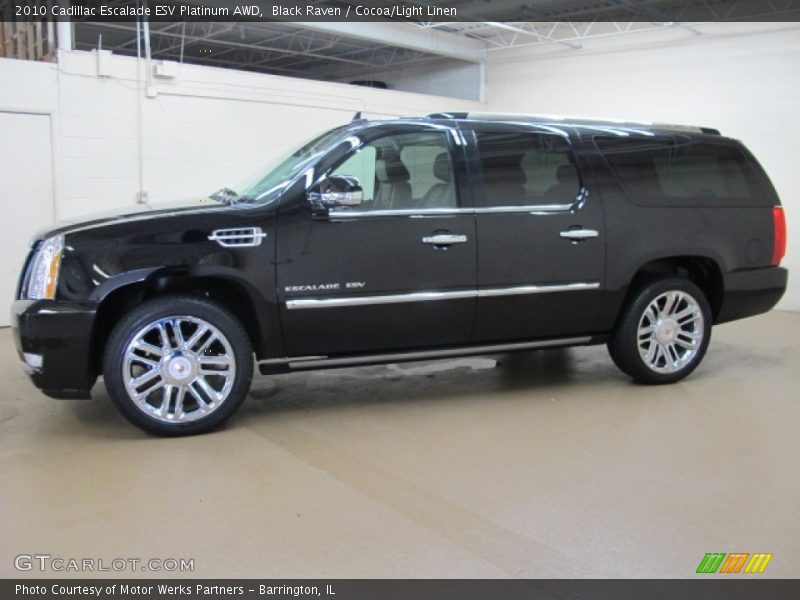  2010 Escalade ESV Platinum AWD Black Raven