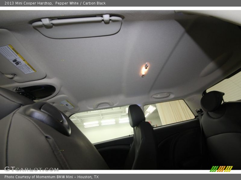 Pepper White / Carbon Black 2013 Mini Cooper Hardtop