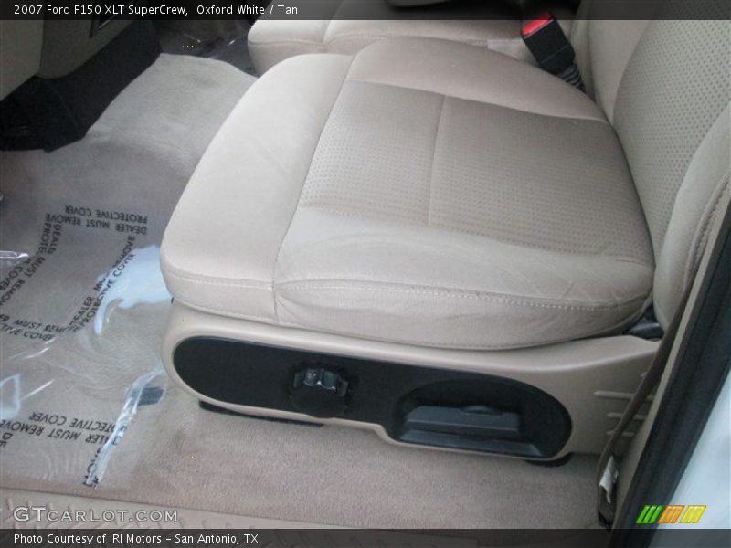 Oxford White / Tan 2007 Ford F150 XLT SuperCrew