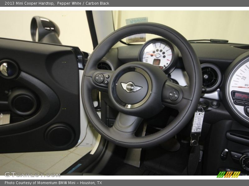 Pepper White / Carbon Black 2013 Mini Cooper Hardtop