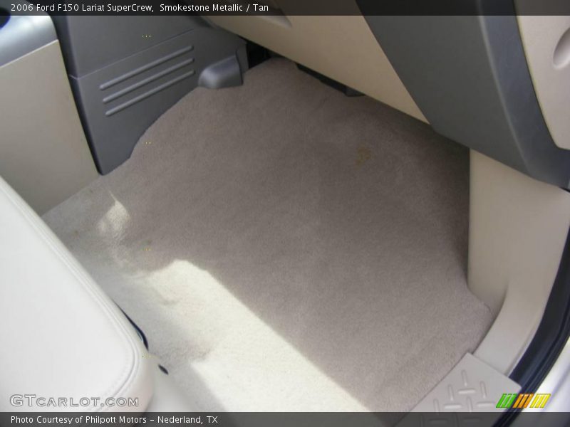 Smokestone Metallic / Tan 2006 Ford F150 Lariat SuperCrew