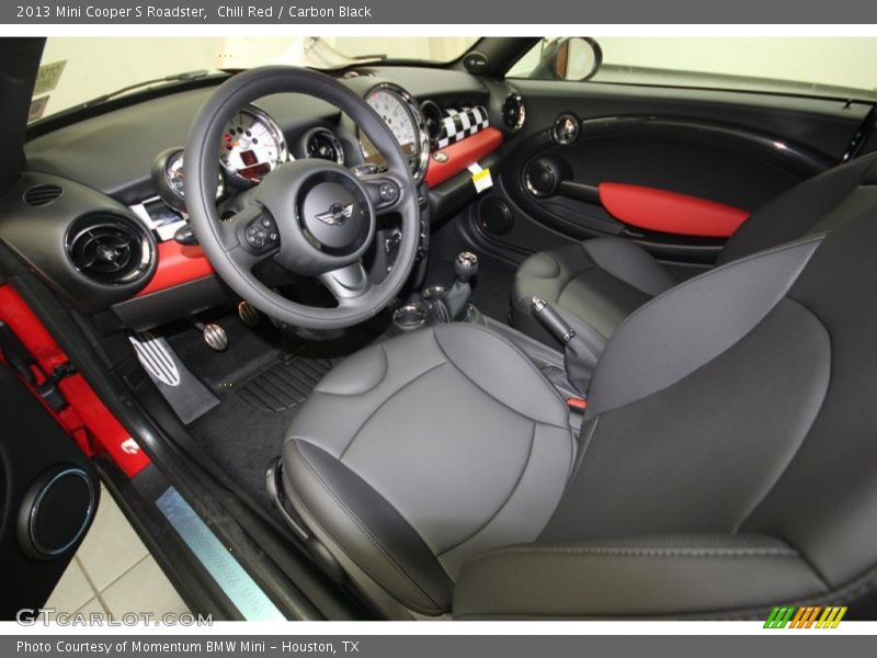 Chili Red / Carbon Black 2013 Mini Cooper S Roadster