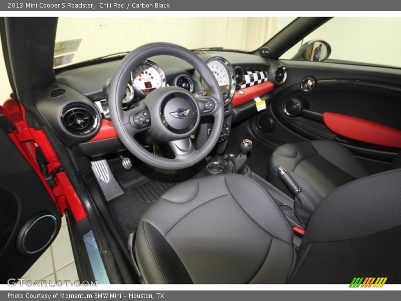 Chili Red / Carbon Black 2013 Mini Cooper S Roadster