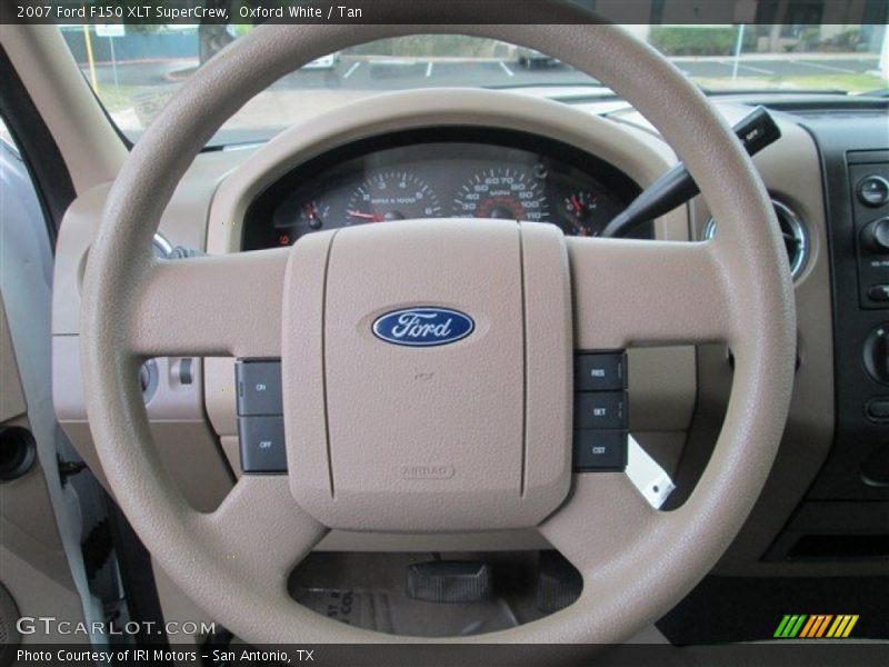 Oxford White / Tan 2007 Ford F150 XLT SuperCrew