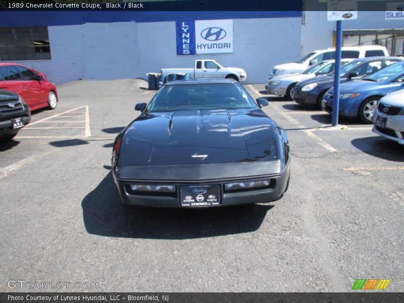 Black / Black 1989 Chevrolet Corvette Coupe
