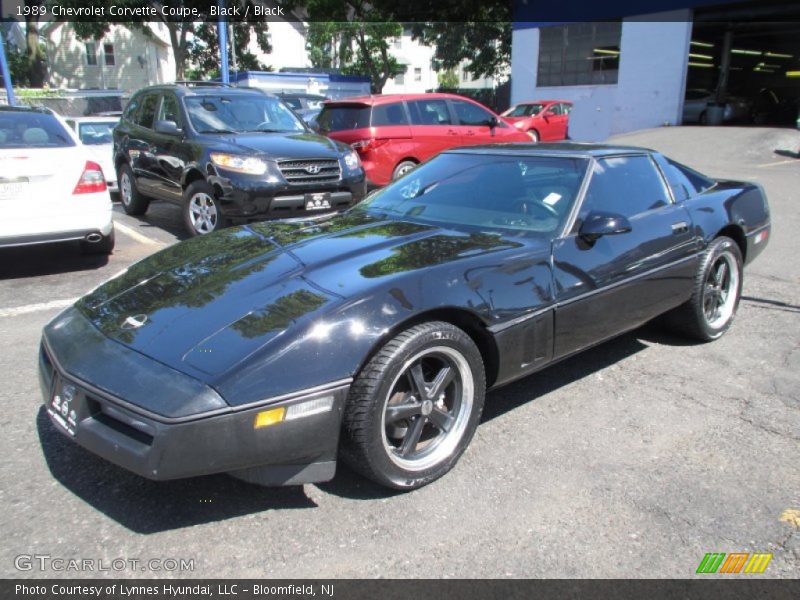 Black / Black 1989 Chevrolet Corvette Coupe