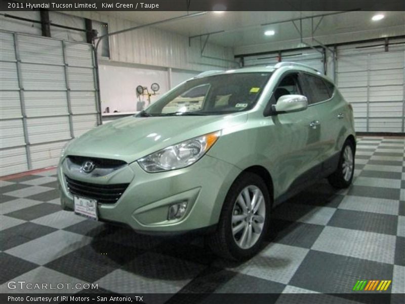 Kiwi Green / Taupe 2011 Hyundai Tucson Limited