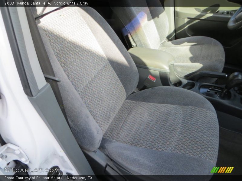 Nordic White / Gray 2003 Hyundai Santa Fe I4