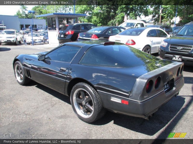 Black / Black 1989 Chevrolet Corvette Coupe