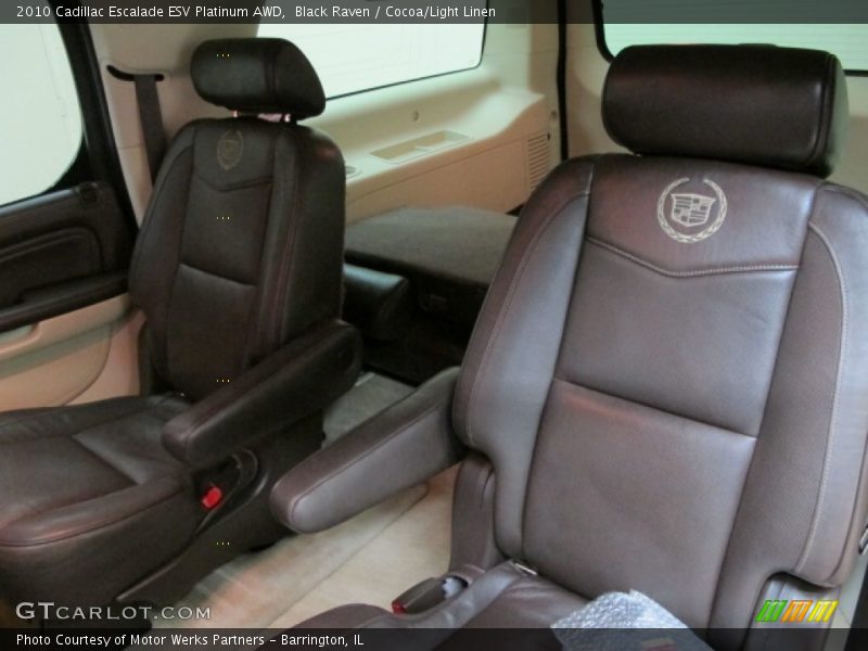 Rear Seat of 2010 Escalade ESV Platinum AWD