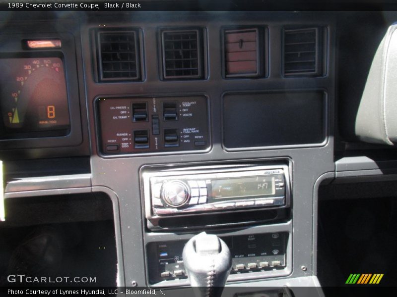 Black / Black 1989 Chevrolet Corvette Coupe