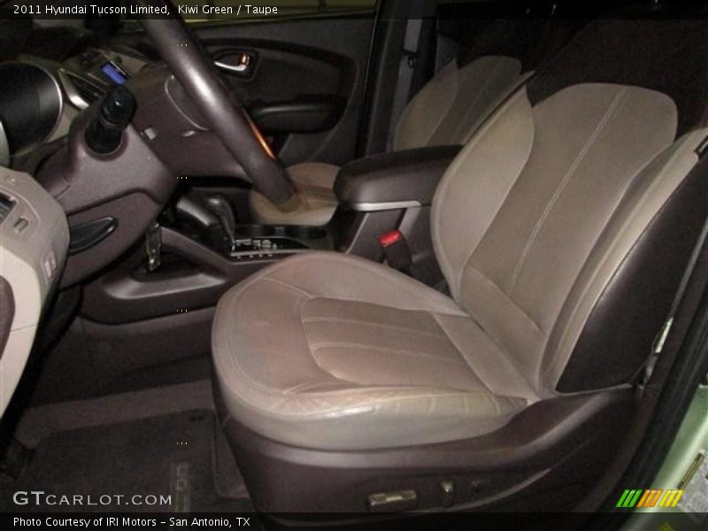 Kiwi Green / Taupe 2011 Hyundai Tucson Limited