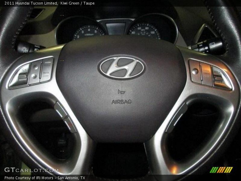Kiwi Green / Taupe 2011 Hyundai Tucson Limited