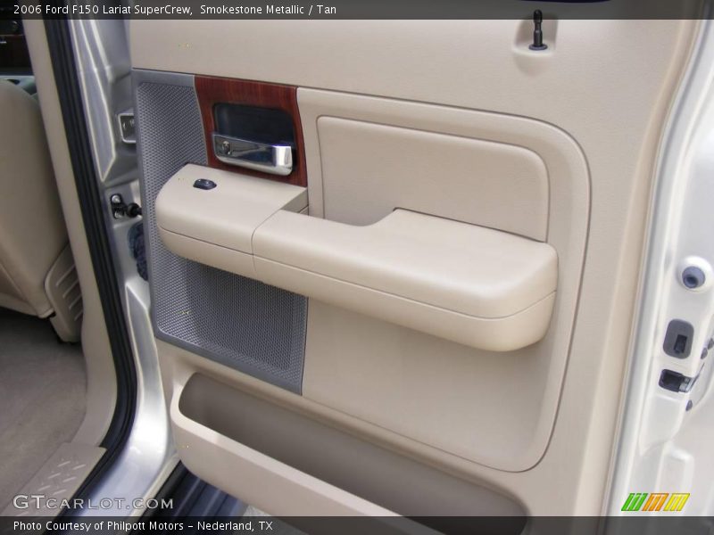 Smokestone Metallic / Tan 2006 Ford F150 Lariat SuperCrew