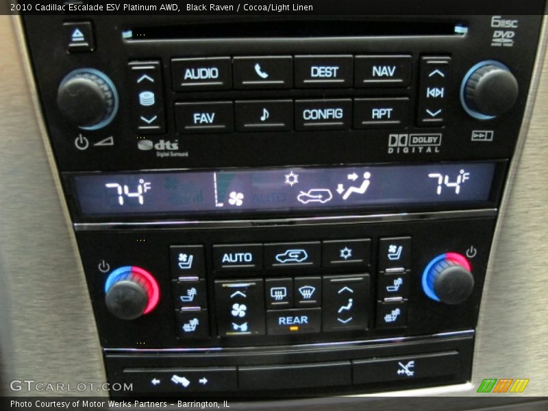 Controls of 2010 Escalade ESV Platinum AWD