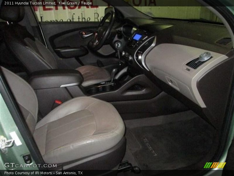 Kiwi Green / Taupe 2011 Hyundai Tucson Limited