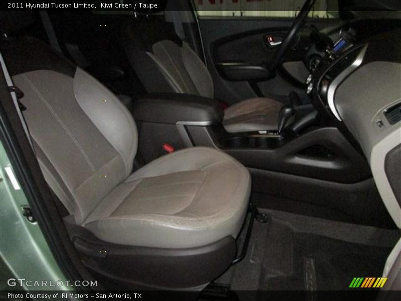 Kiwi Green / Taupe 2011 Hyundai Tucson Limited