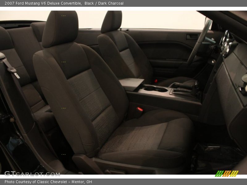 Black / Dark Charcoal 2007 Ford Mustang V6 Deluxe Convertible