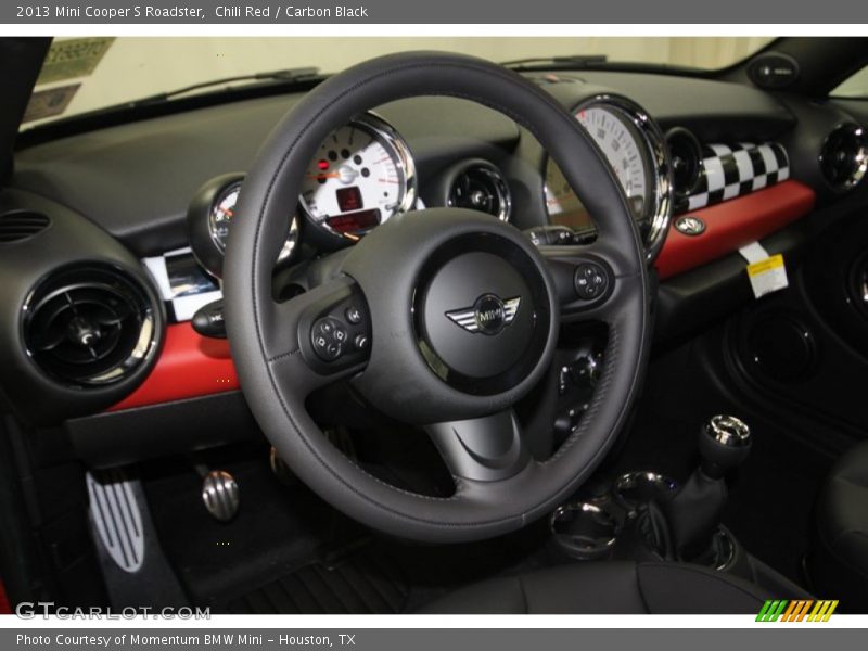 Chili Red / Carbon Black 2013 Mini Cooper S Roadster