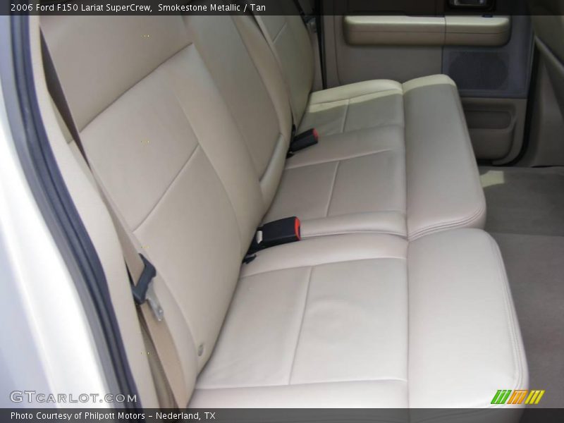 Smokestone Metallic / Tan 2006 Ford F150 Lariat SuperCrew