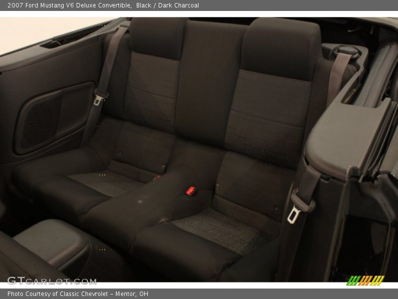 Black / Dark Charcoal 2007 Ford Mustang V6 Deluxe Convertible