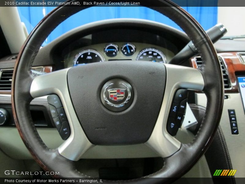  2010 Escalade ESV Platinum AWD Steering Wheel