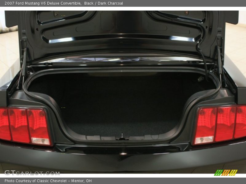 Black / Dark Charcoal 2007 Ford Mustang V6 Deluxe Convertible