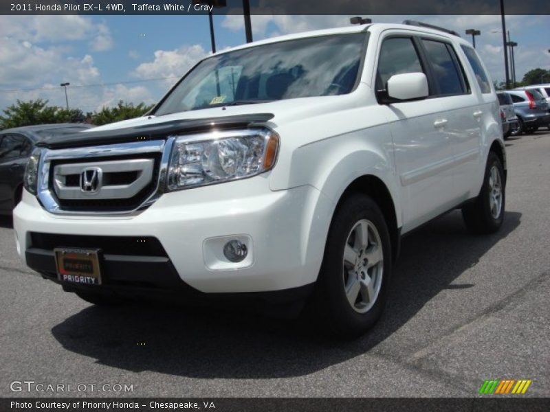Taffeta White / Gray 2011 Honda Pilot EX-L 4WD