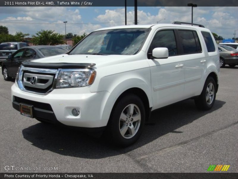 Taffeta White / Gray 2011 Honda Pilot EX-L 4WD